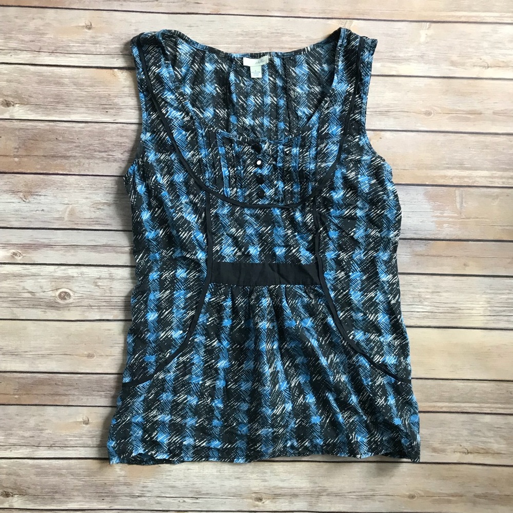 Anthropologie Odille Checkered Top